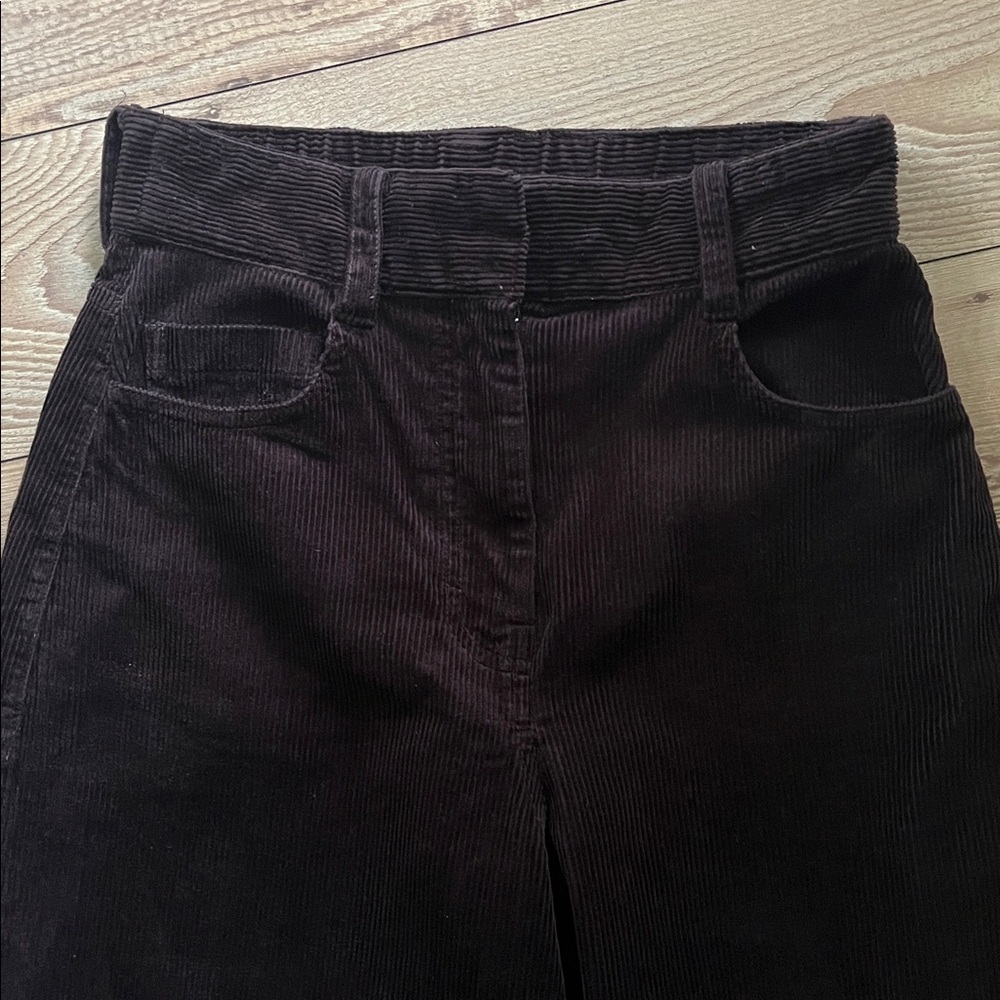 Banana Republic Wide Leg Corduroy Pants sz 0 - Picture 3 of 15
